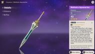 4-star claymore Makhaira Aquamarine (Image via Sportskeeda Gaming/HoYoverse)